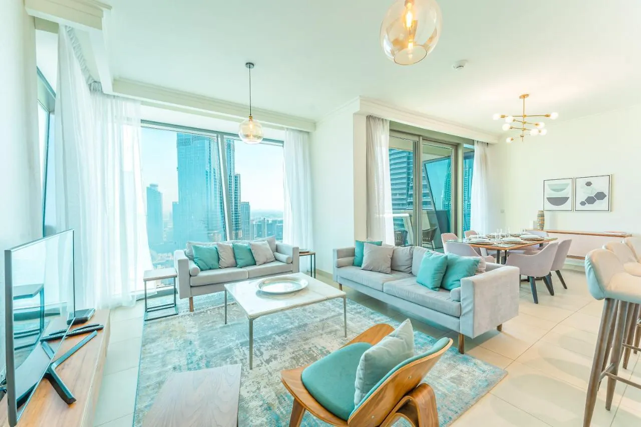 3 Bed Burj Vista Breathtaking Burj Khalifa Views Apartment Dubai