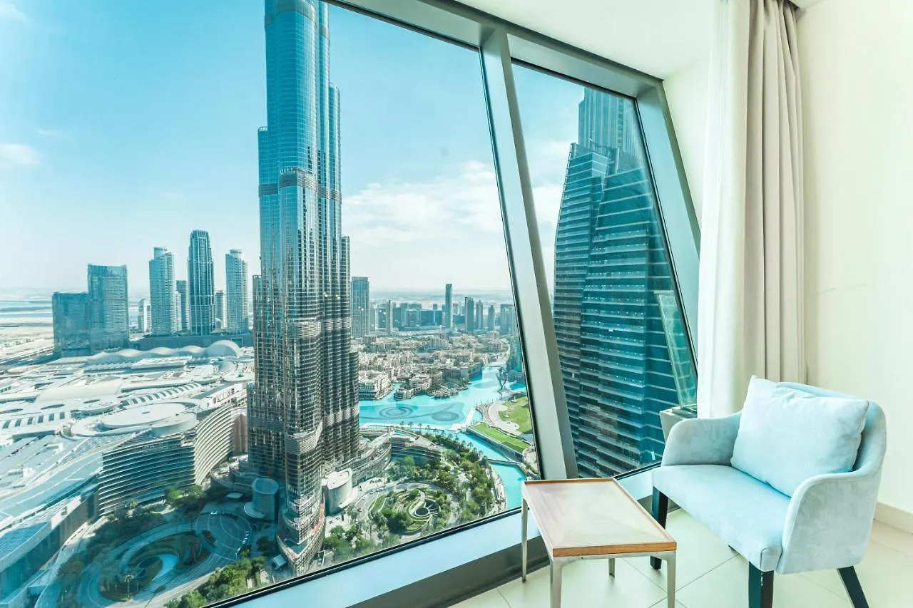 3 Bed Burj Vista Breathtaking Burj Khalifa Views Apartment Dubai